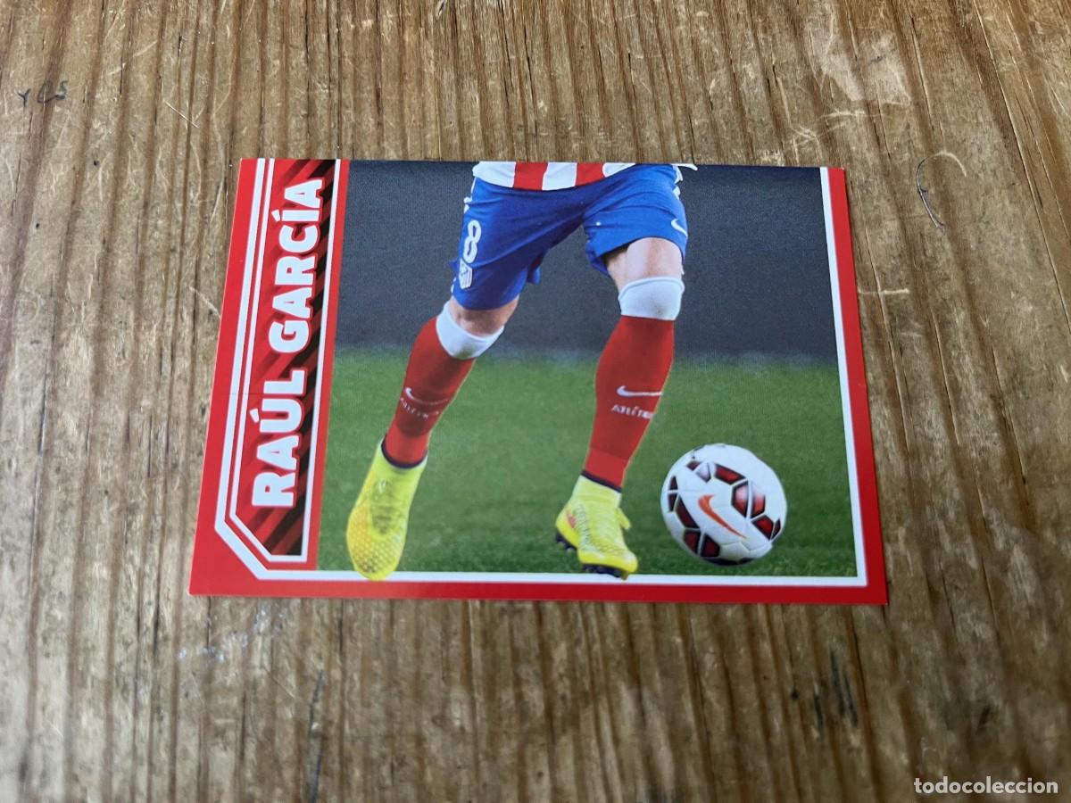 Cartes &agrave; collectionner de Football: CROMO SIN PEGAR NUNCA PEGADO COLECCION OFICIAL ATLETICO MADRID 2014 2015 # 117 RAUL GARCIA