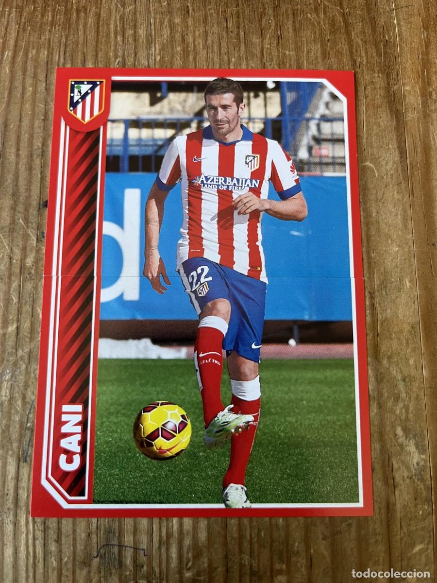 Cartes &agrave; collectionner de Football: CROMO SIN PEGAR NUNCA PEGADO COLECCION OFICIAL ATLETICO MADRID 2014 2015 # 122 123 CANI
