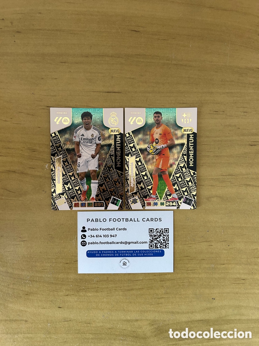 Cartes &agrave; collectionner de Football: 2 NUEVOS MOMENTUM ADRENALYN XL 2025/26 GONZALO/JOAN GARC&Iacute;A