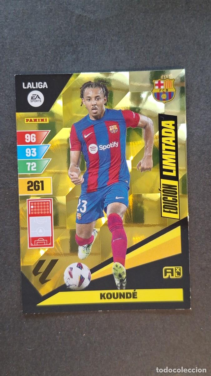 Cromos de F&uacute;tbol: L1 KOUNDE F. C. BARCELONA EDICION LIMITADA ADRENALYN XL LIGA 2023/2024 23 24 PANINI