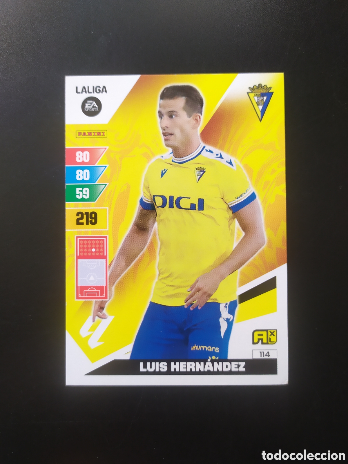 Cromos de F&uacute;tbol: Adrenalyn 2023 2024 23 24 panini Luis Hern&aacute;ndez n&deg; 114 C&aacute;diz