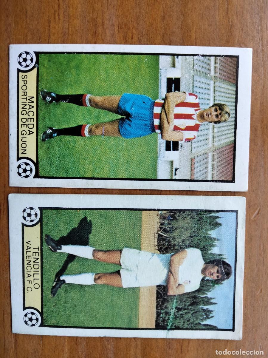 Cromos de F&uacute;tbol: Este 79 80 Maceda Sporting y Tendillo valencia &aacute;lbum liga este 79 80
