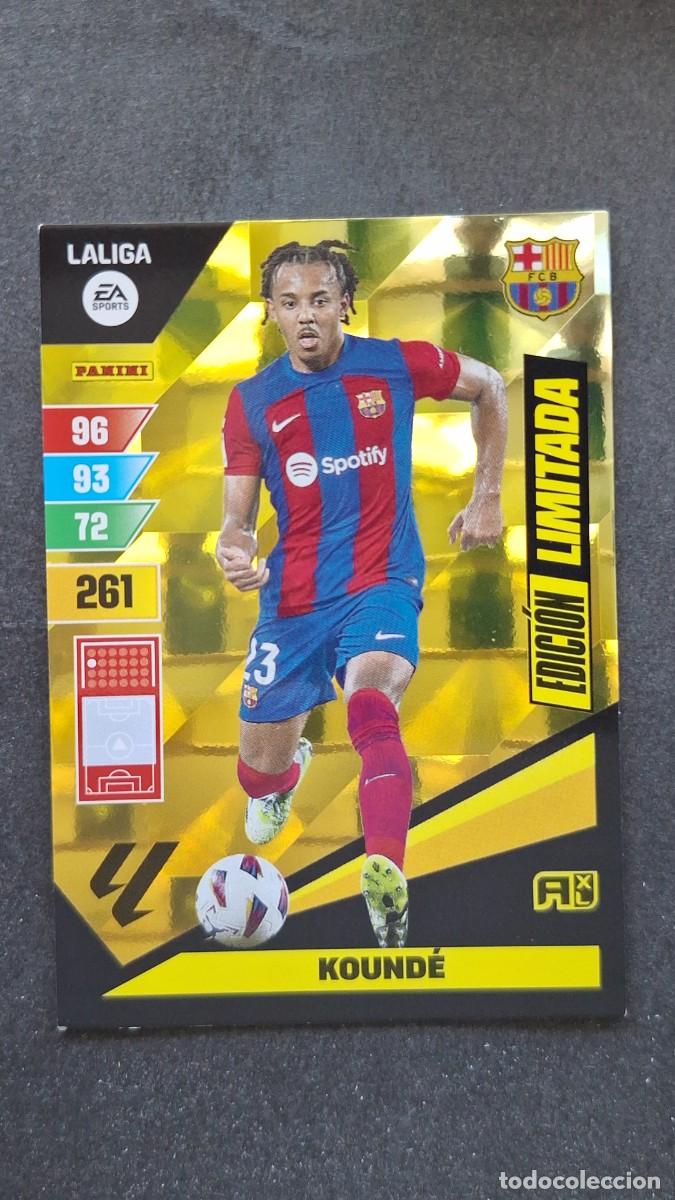 Cromos de F&uacute;tbol: L1 KOUNDE F. C. BARCELONA EDICION LIMITADA ADRENALYN XL LIGA 2023/2024 23 24 PANINI