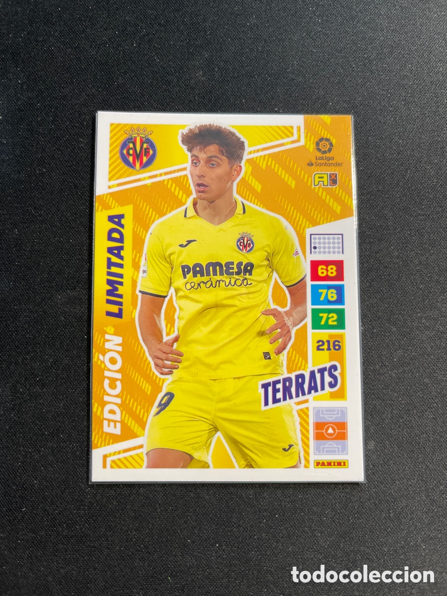 Cromos de F&uacute;tbol: Terrats Villarreal Edici&oacute;n Limitada Last Moment Revista Jug&oacute;n Adrenalyn 2022 2023 22 23 Panini