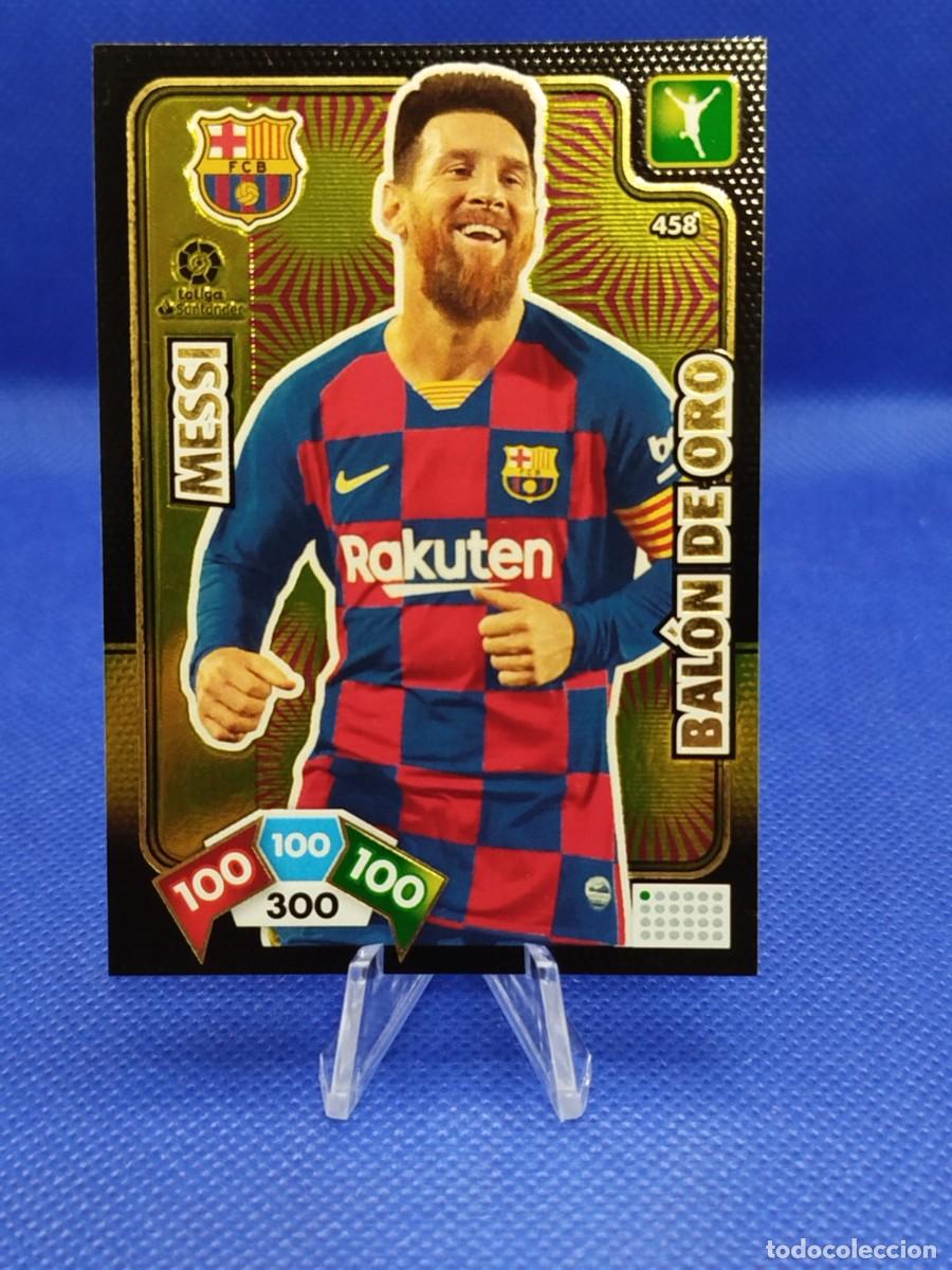 Cromos de F&uacute;tbol: #458 LIONEL MESSI FC BARCELONA 2019 2020 PANINI ADRENALYN XL &rdquo;BALON DE ORO&rdquo;