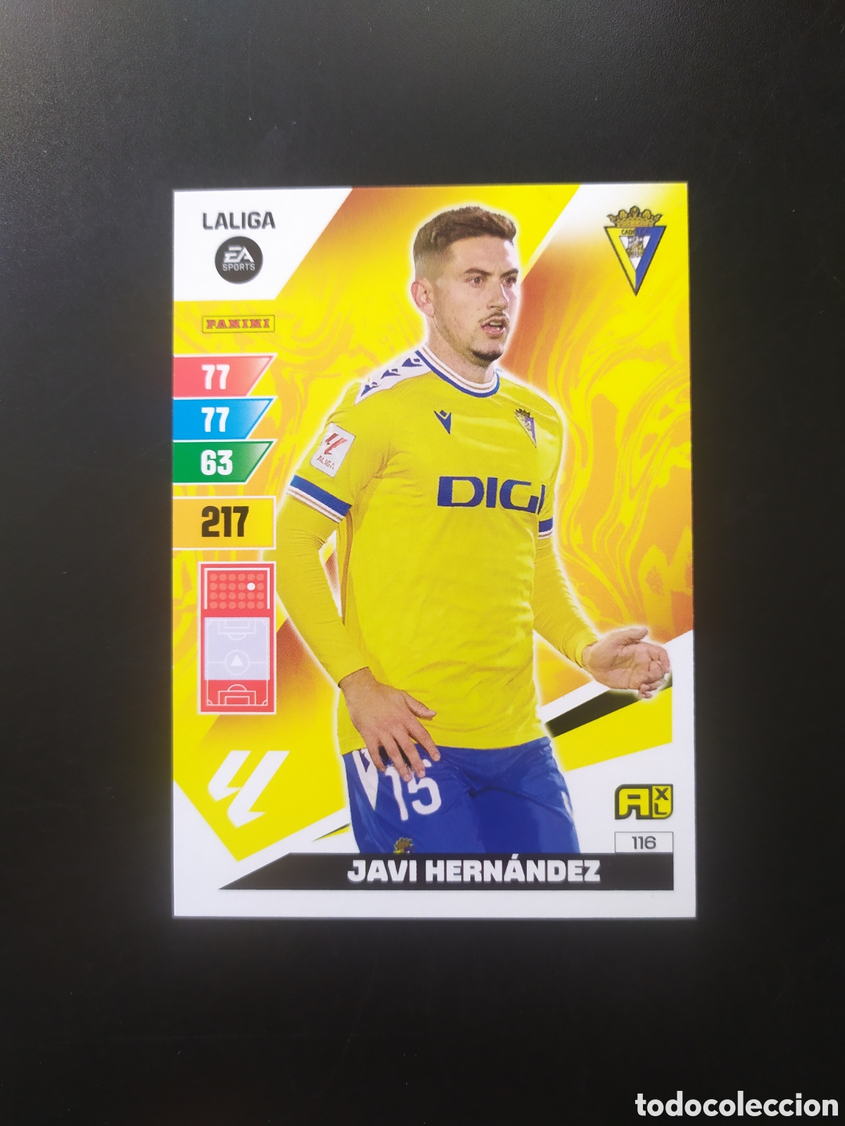 Cromos de F&uacute;tbol: Adrenalyn 2023 2024 23 24 panini Javi Hern&aacute;ndez n&deg; 116 C&aacute;diz