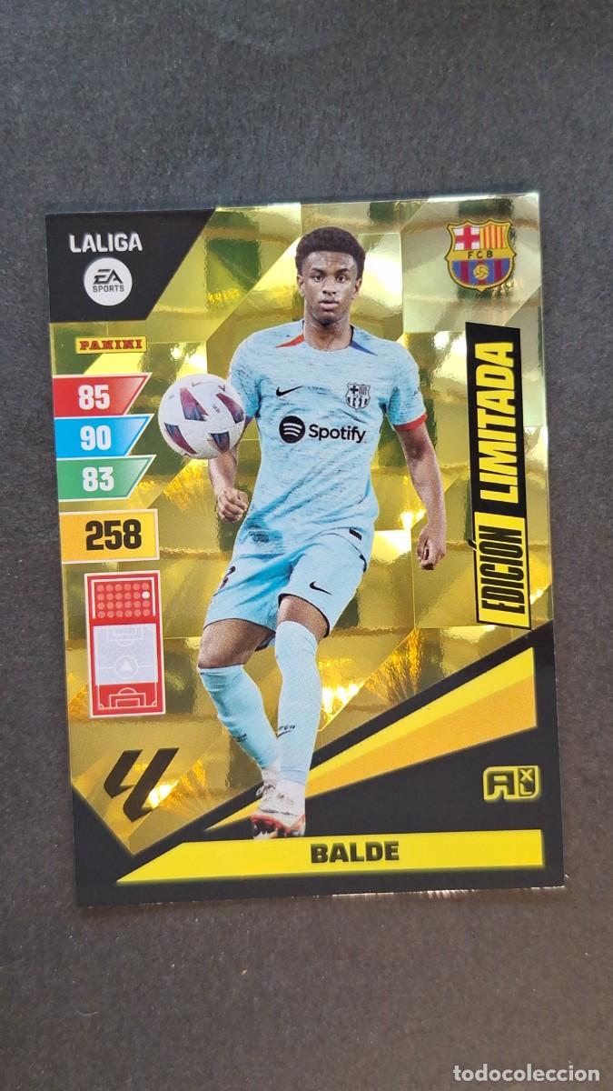 Cromos de F&uacute;tbol: L1 BALDE F. C. BARCELONA EDICION LIMITADA ADRENALYN XL LIGA 2023/2024 23 24 PANINI