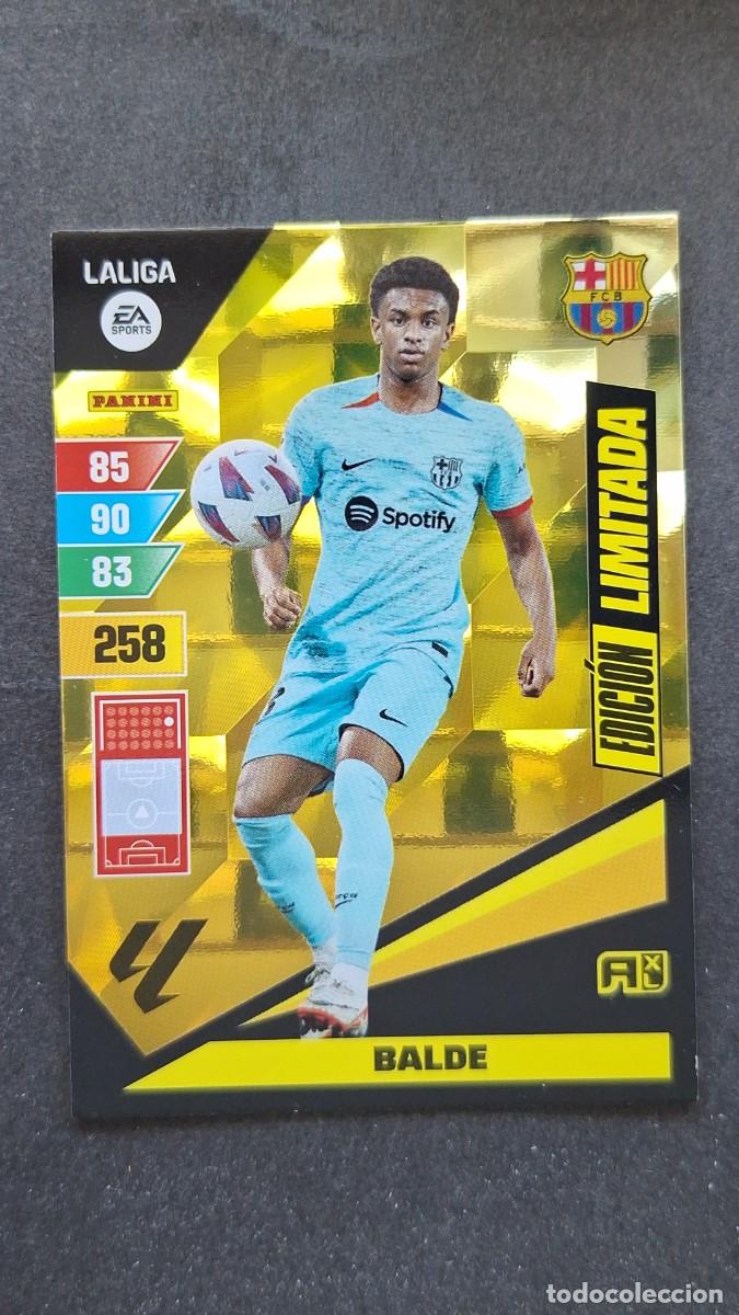 Cromos de F&uacute;tbol: L1 BALDE F. C. BARCELONA EDICION LIMITADA ADRENALYN XL LIGA 2023/2024 23 24 PANINI