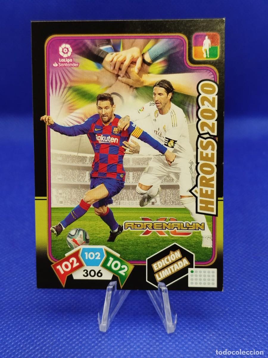 Cromos de F&uacute;tbol: LIONEL MESSI FC BARCELONA 2019 2020 PANINI ADRENALYN XL &rdquo;HEROES 2020&rdquo; LIMITADA