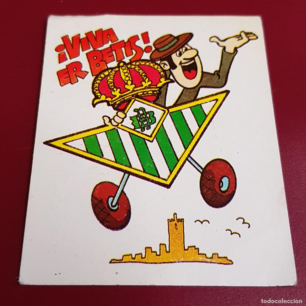 Cromos de F&uacute;tbol: COMIC ROMO - CARRUSEL DEL COLOR - VIVA ER BETIS 71 - NUNCA PEGADO