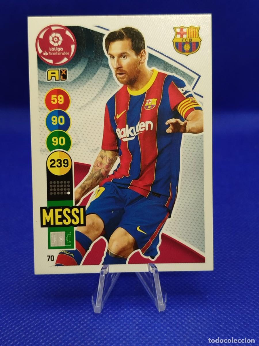 Cromos de F&uacute;tbol: #70 LIONEL MESSI FC BARCELONA 2020 2021 PANINI ADRENALYN XL