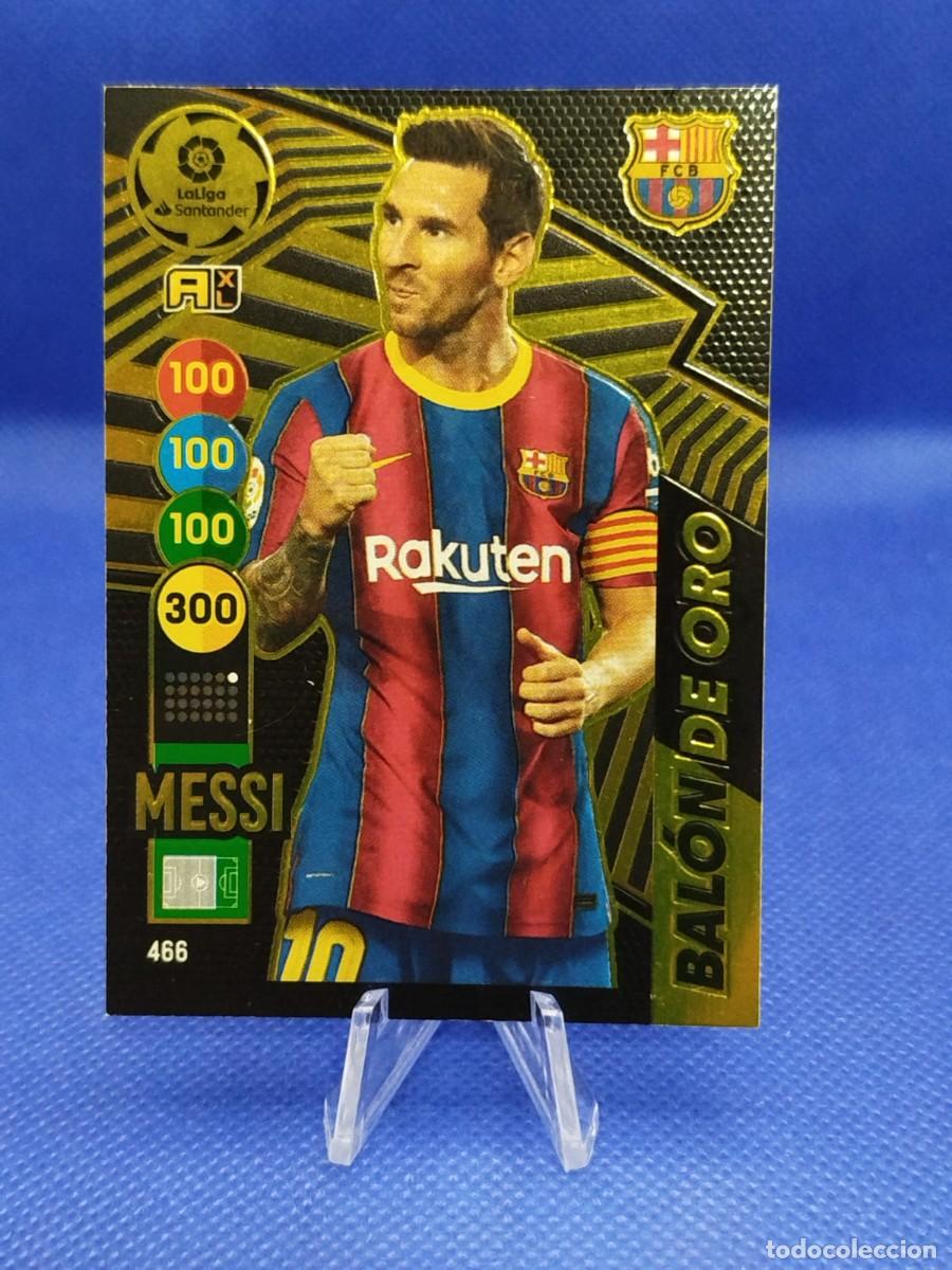 Cromos de F&uacute;tbol: #466 LIONEL MESSI FC BARCELONA 2020 2021 PANINI ADRENALYN XL &rdquo;BALON DE ORO&rdquo;