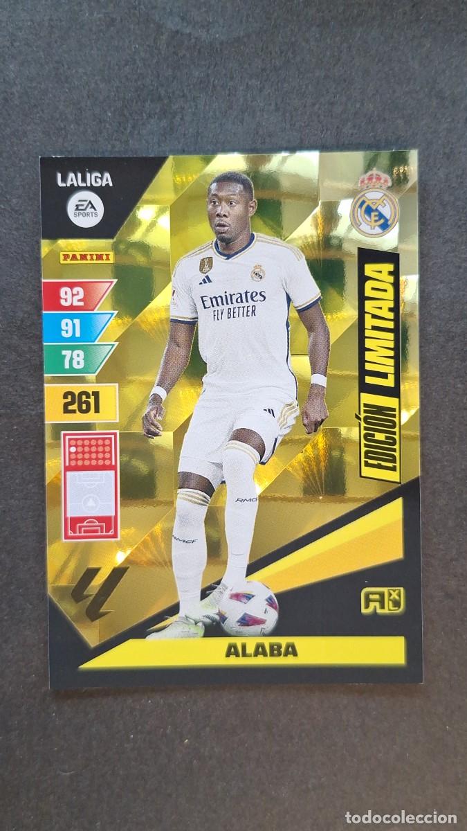 Cromos de F&uacute;tbol: L1 ALABA REAL MADRID EDICION LIMITADA ADRENALYN XL LIGA 2023/2024 23 24 PANINI