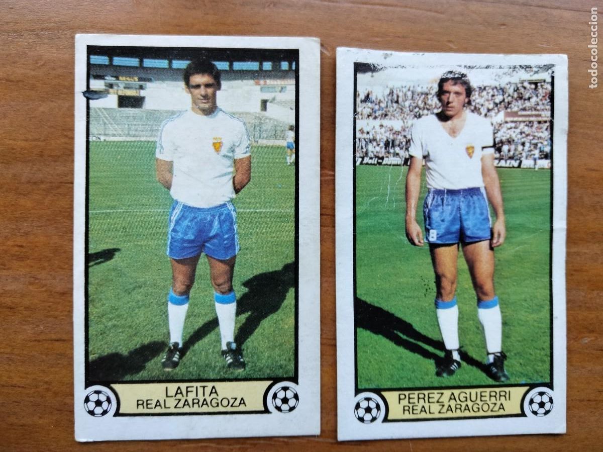 Cromos de F&uacute;tbol: Este 79 80 Lafita + regalo P&eacute;rez aguerri Zaragoza &aacute;lbum liga este 79 80