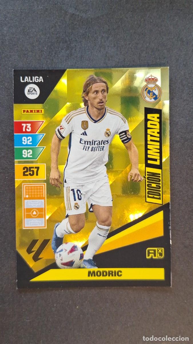 Cromos de F&uacute;tbol: L1 MODRIC REAL MADRID EDICION LIMITADA ADRENALYN XL LIGA 2023/2024 23 24 PANINI