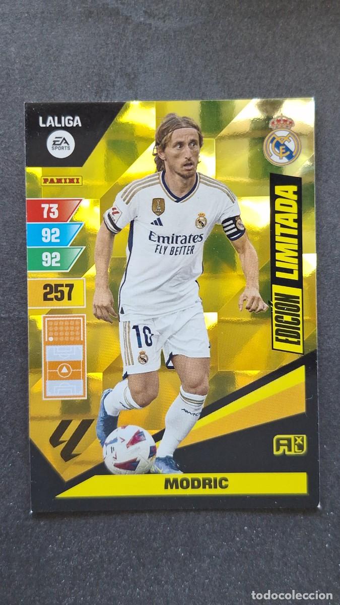 Cromos de F&uacute;tbol: L1 MODRIC REAL MADRID EDICION LIMITADA ADRENALYN XL LIGA 2023/2024 23 24 PANINI