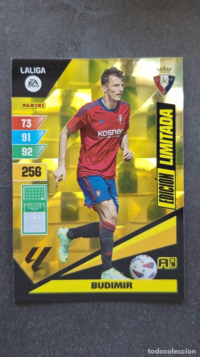Cromos de F&uacute;tbol: L1 BUDIMIR C. A. OSASUNA EDICION LIMITADA ADRENALYN XL LIGA 2023/2024 23 24 PANINI