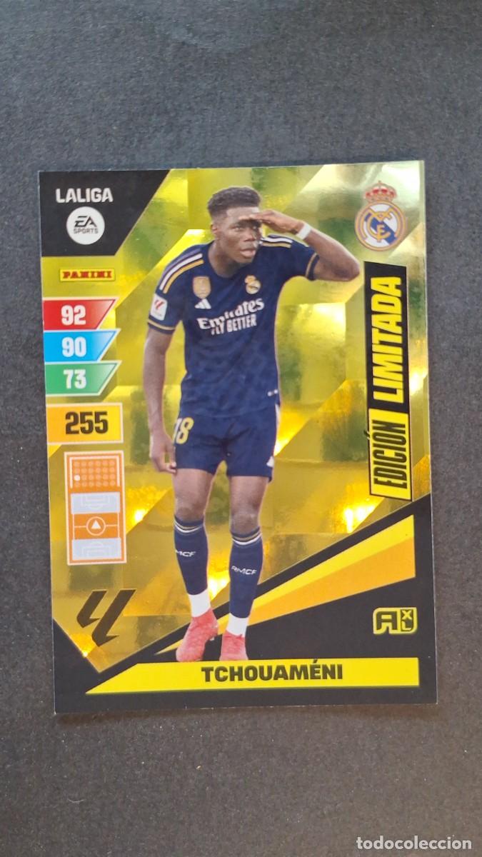 Football Stickers: L1 TCHOUAMENI REAL MADRID EDICION LIMITADA ADRENALYN XL LIGA 2023/2024 23 24 PANINI