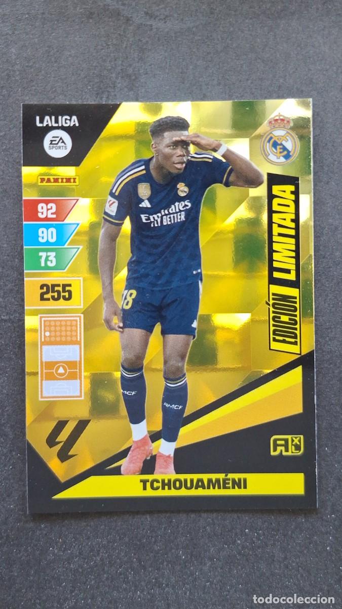 Football Stickers: L1 TCHOUAMENI REAL MADRID EDICION LIMITADA ADRENALYN XL LIGA 2023/2024 23 24 PANINI