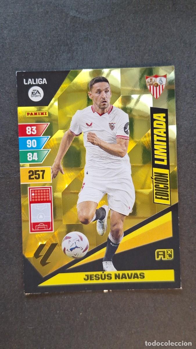 Football Stickers: L1 JESUS NAVAS SEVILLA F. C. EDICION LIMITADA ADRENALYN XL LIGA 2023/2024 23 24 PANINI
