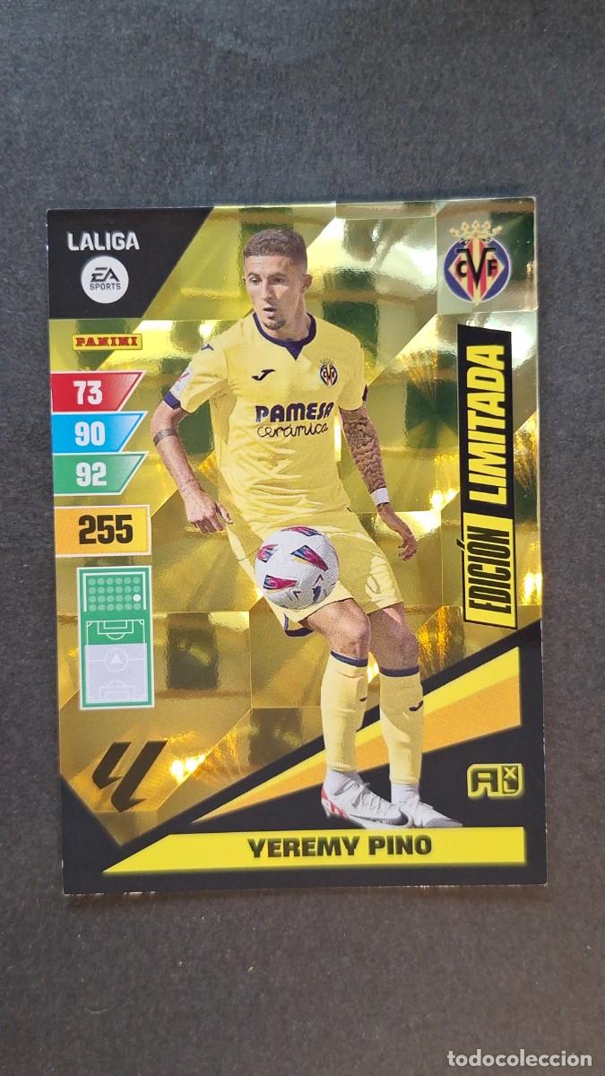 Cartes &agrave; collectionner de Football: L1 YEREMY PINO VILLARREAL C. F. EDICION LIMITADA ADRENALYN XL LIGA 2023/2024 23 24 PANINI