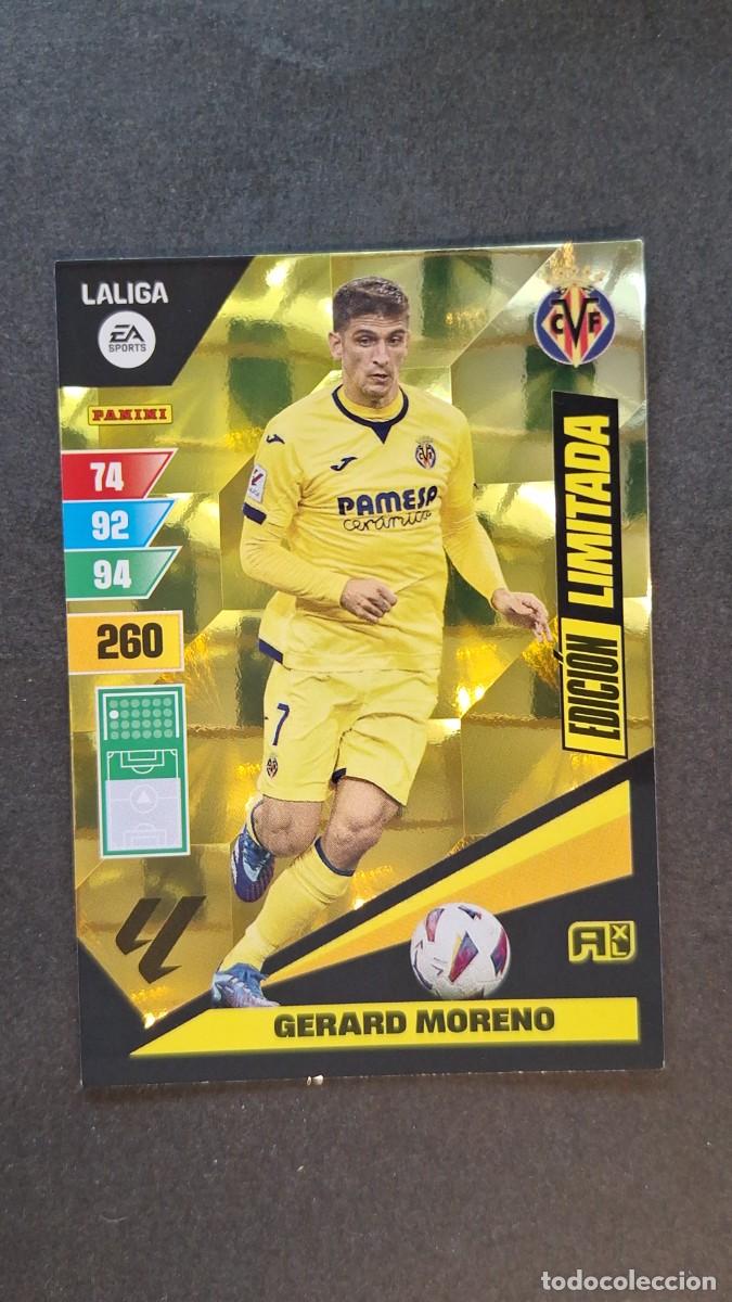 Cartes &agrave; collectionner de Football: L1 GERARD MORENO VILLARREAL C. F. EDICION LIMITADA ADRENALYN XL LIGA 2023/2024 23 24 PANINI