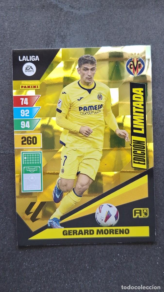 Cartes &agrave; collectionner de Football: L1 GERARD MORENO VILLARREAL C. F. EDICION LIMITADA ADRENALYN XL LIGA 2023/2024 23 24 PANINI