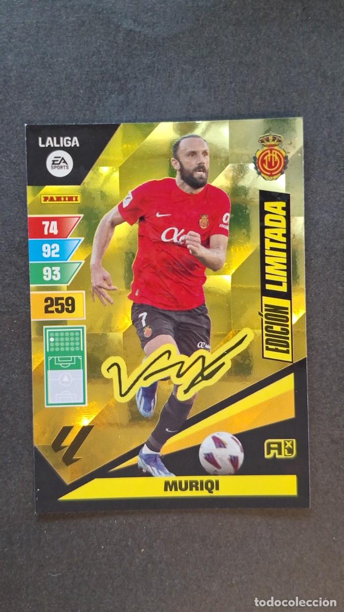 Cartes &agrave; collectionner de Football: L1 MURIQI R. C. D. MALLORCA EDICION LIMITADA FIRMADO ADRENALYN XL LIGA 2023/2024 23 24 PANINI