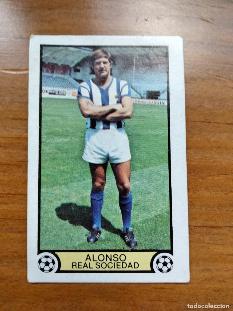 Football Stickers: Alonso Real Sociedad cromo &aacute;lbum liga este 79 80