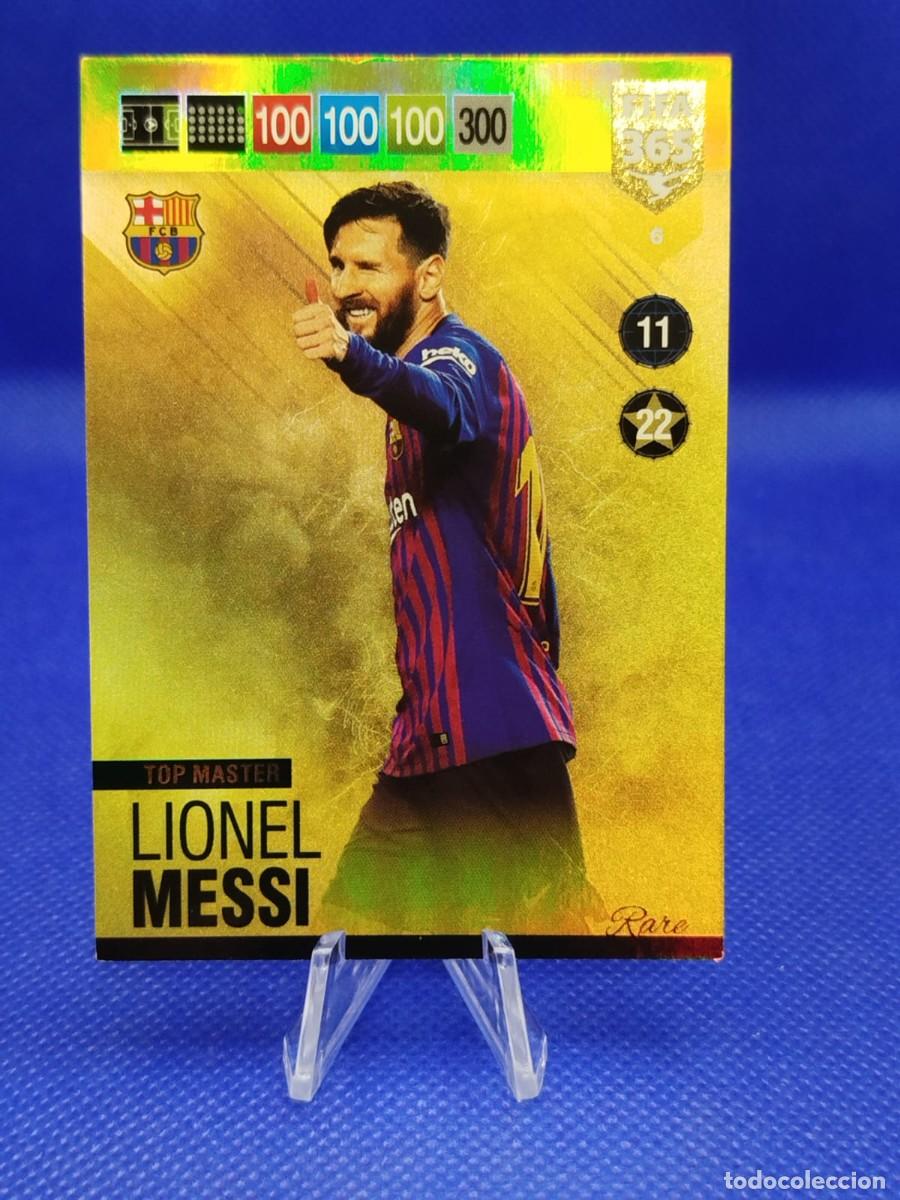 Cartes &agrave; collectionner de Football: LIONEL MESSI FC BARCELONA 2018 2019 PANINI FIFA 365 ADRENALYN XL &rdquo;TOP MASTER&rdquo;