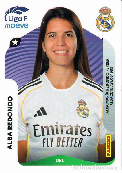 Football Stickers: CROMO PANINI LIGA FEMENINA F 2025-26 (25 - 26) - N&ordm; 279 A - ALBA REDONDO - REAL MADRID