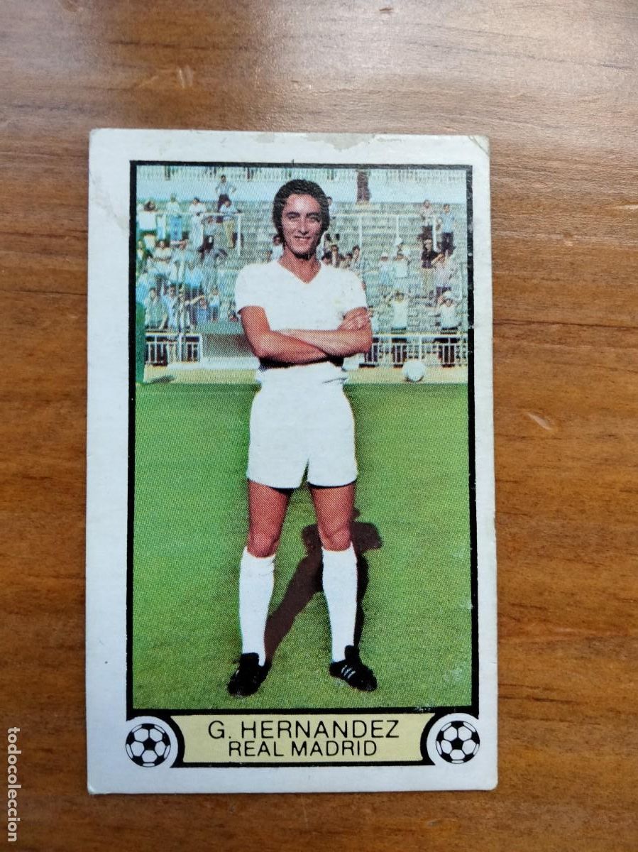 Football Stickers: Garc&iacute;a Hern&aacute;ndez Real Madrid cromo &aacute;lbum liga este 79 80