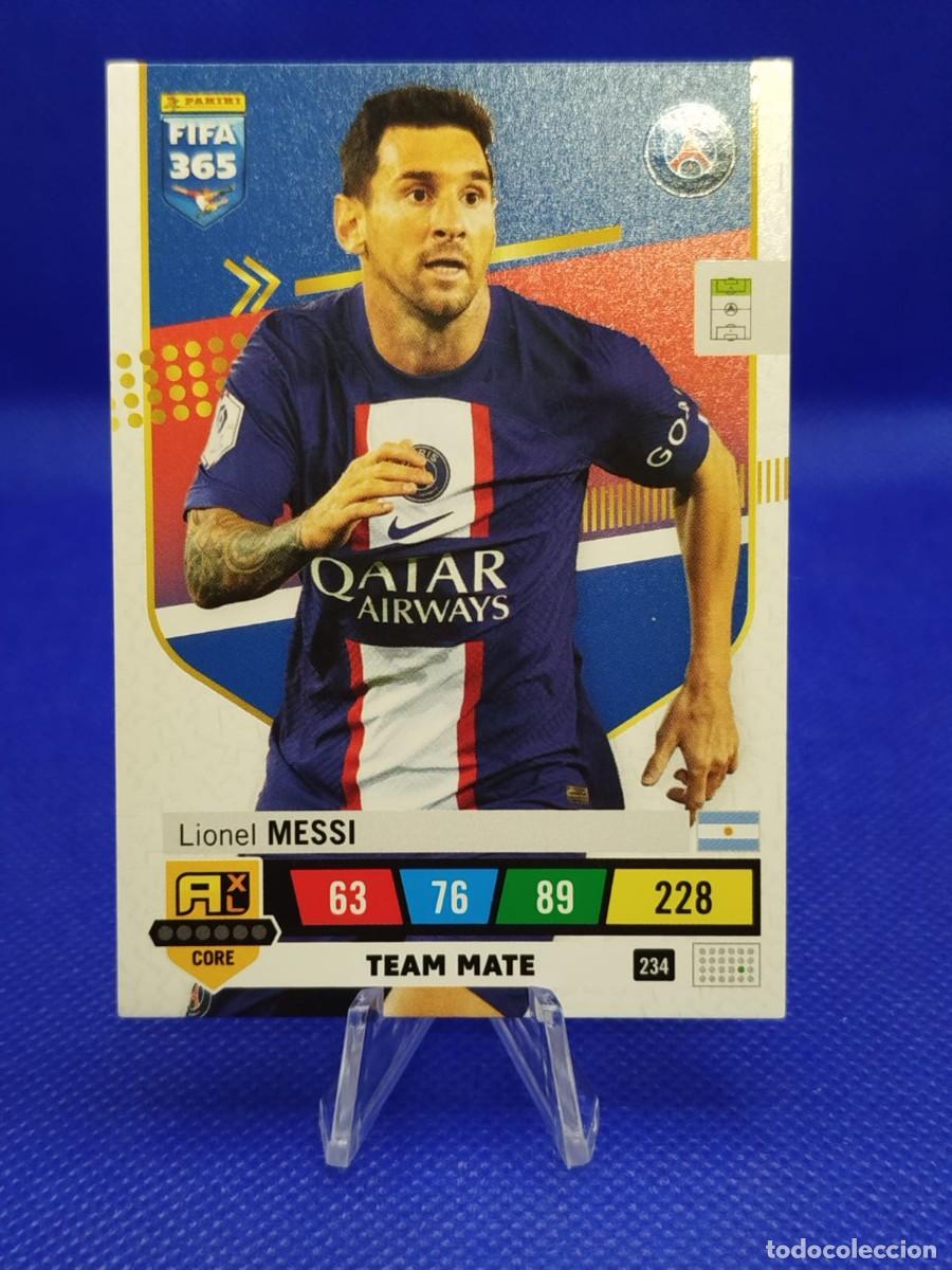 Cromos de F&uacute;tbol: #234 LIONEL MESSI PSG 2023 PANINI FIFA 365 ADRENALYN XL &rdquo;TEAM MATE&rdquo;