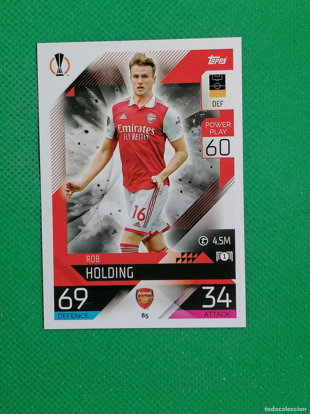 Cromos de F&uacute;tbol: 85 ROB HOLDING MANCHESTER UNITED ⚽ TOPPS MATCH ATTAX CHAMPIONS 2022 2023 22 23 ⚽