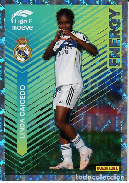 Cromos de F&uacute;tbol: CROMO PANINI LIGA FEMENINA F 2025-26 (25 - 26) - ENERGY N&ordm; 344 - LINDA CAICEDO - REAL MADRID