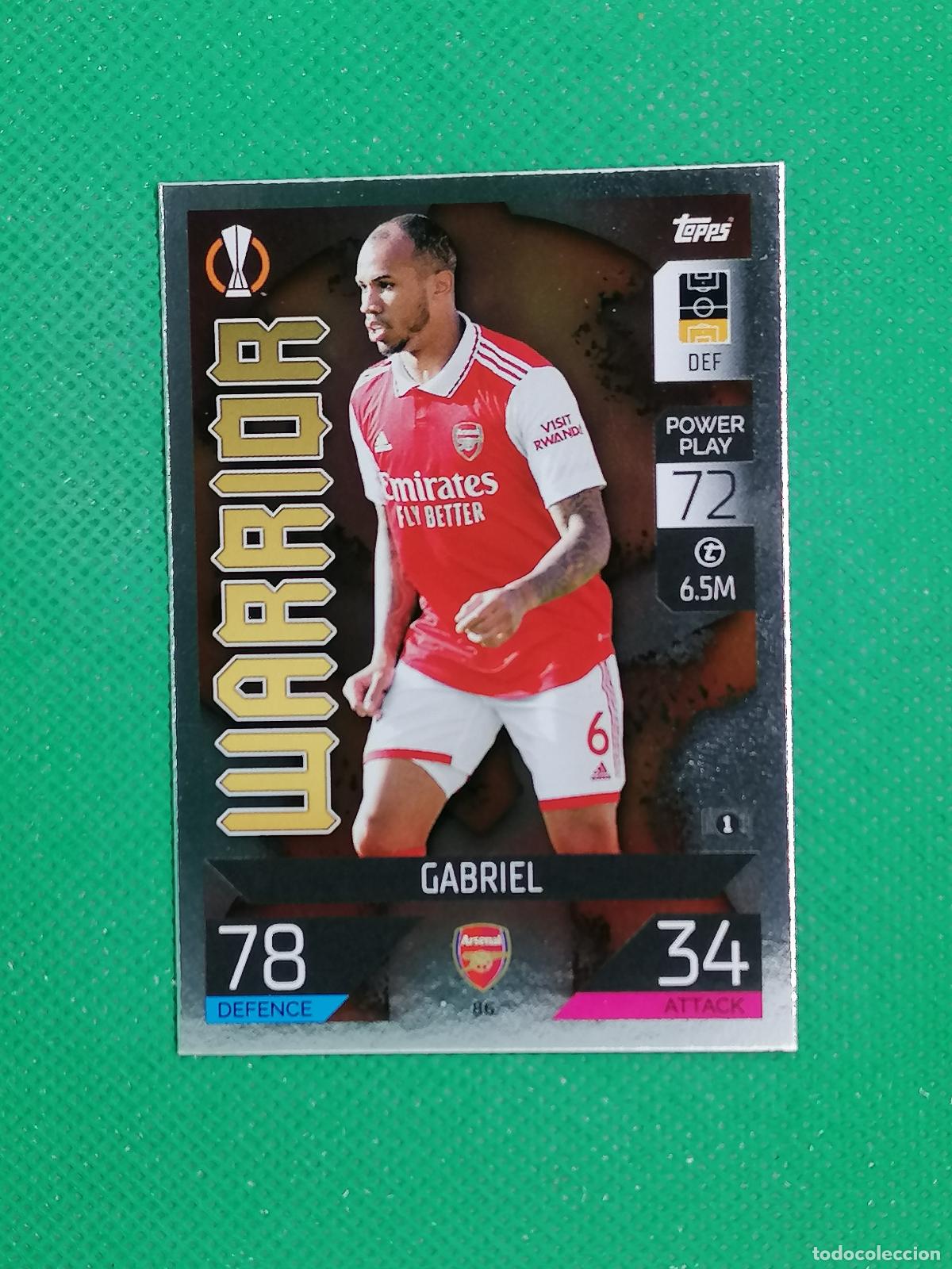 Cromos de F&uacute;tbol: 86 GABRIEL WARRIOR MANCHESTER UNITED ⚽ TOPPS MATCH ATTAX CHAMPIONS 2022 2023 22 23 ⚽