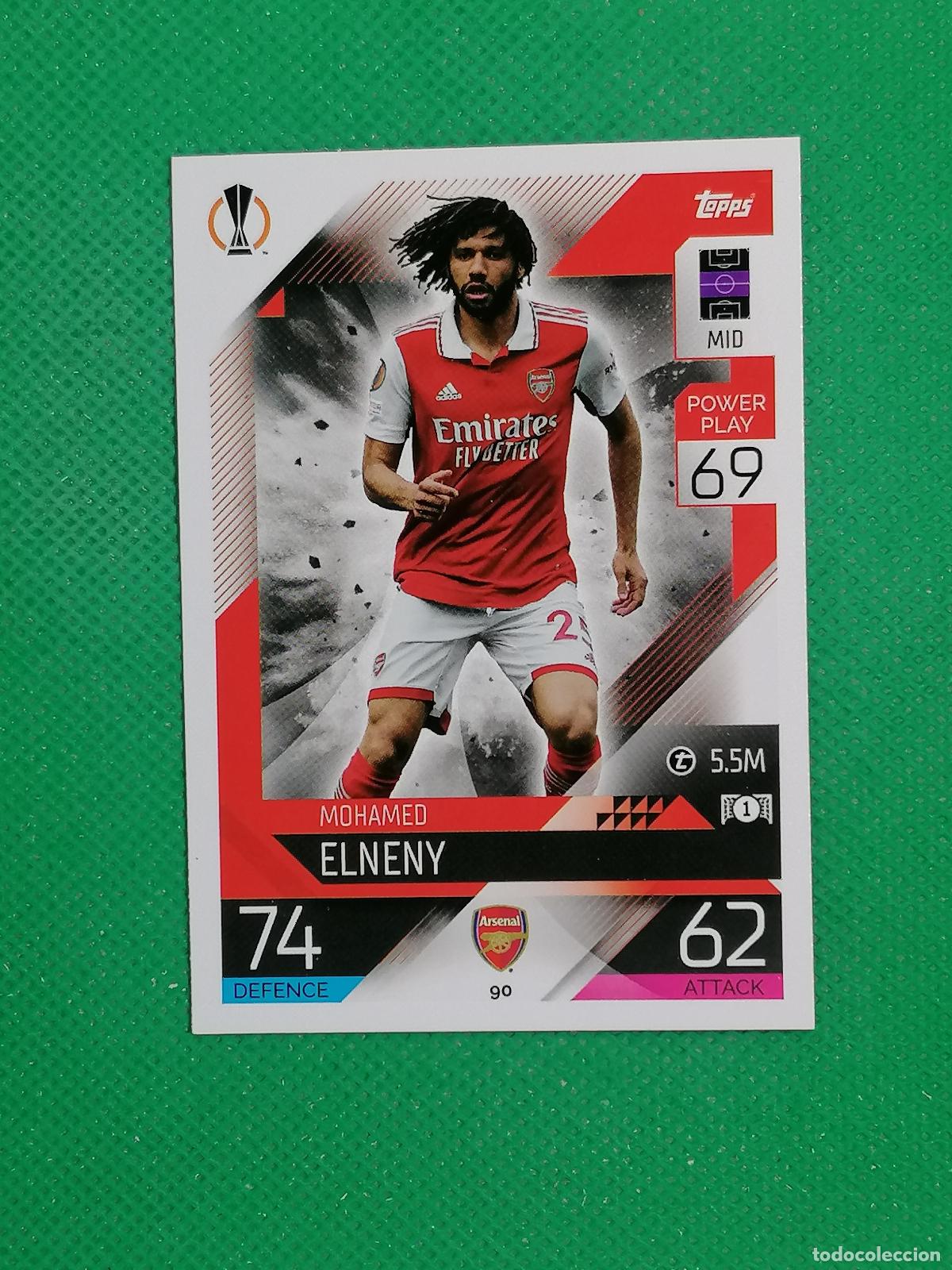 Cromos de F&uacute;tbol: 90 MOHAMED ELNENY MANCHESTER UNITED ⚽ TOPPS MATCH ATTAX CHAMPIONS 2022 2023 22 23 ⚽