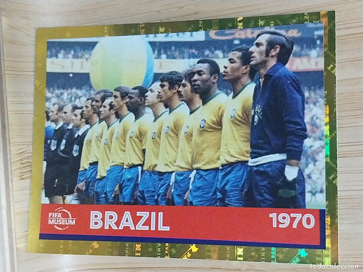 Cromos de F&uacute;tbol: BRASIL BRAZIL FWC 23 ALINEACION 1970 QATAR 2022 PANINI CROMO SIN PEGAR NUNCA ORIGINAL **