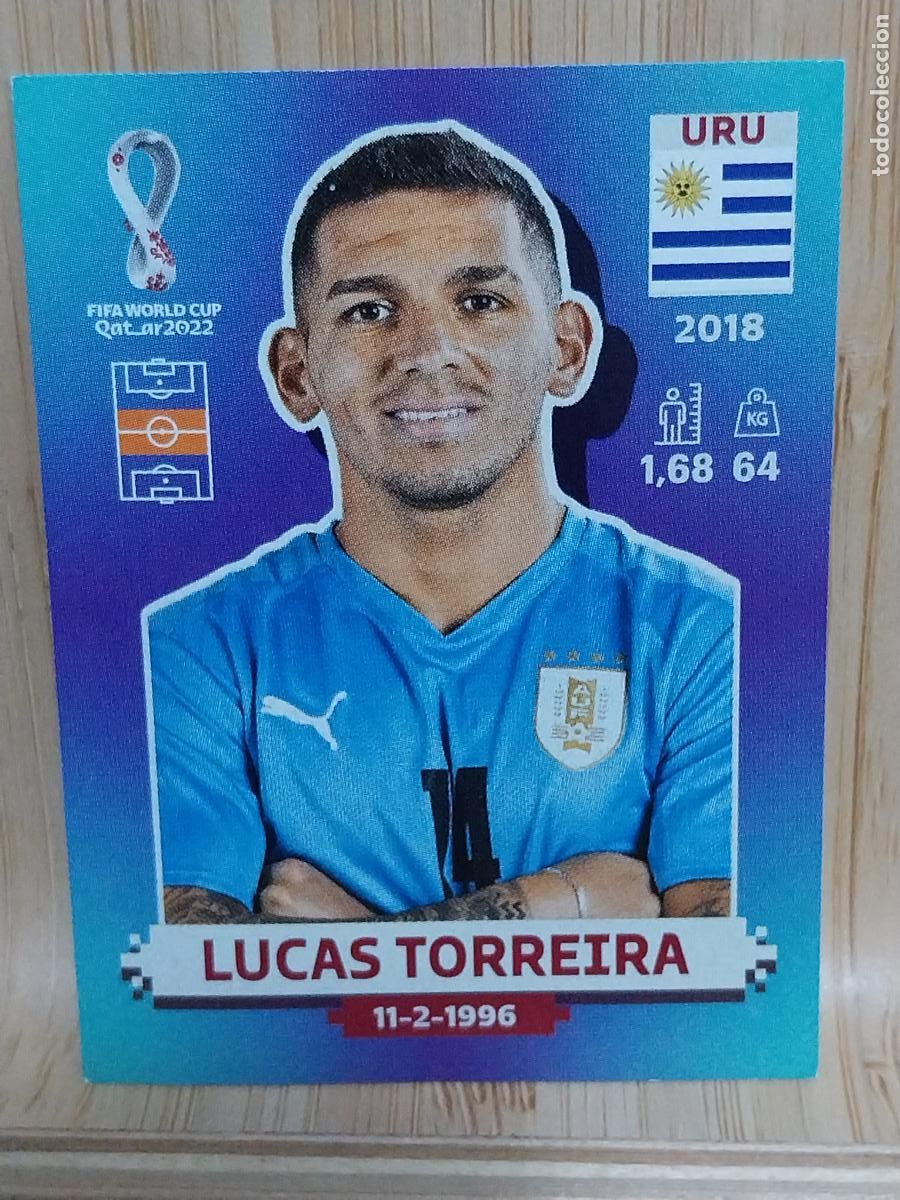 Cromos de F&uacute;tbol: TORREIRA URUGUAY URU 14 QATAR 2022 PANINI CROMO SIN PEGAR NUNCA ORIGINAL **