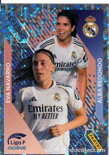 Cromos de F&uacute;tbol: CROMO PANINI LIGA FEMENINA F 2025-26 (25 - 26) FEELING N&ordm; 366 - EVA NAVARRO, ALBA REDONDO R. MADRID