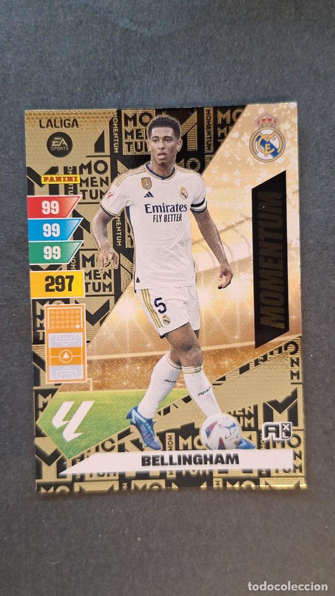 Figurine di Calcio: L1 BELLINGHAM REAL MADRID MOMENTUM ADRENALYN XL LIGA 2023/2024 23 24 PANINI