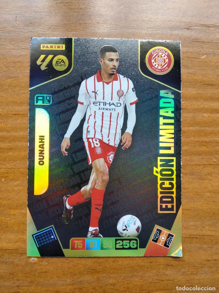 Cromos de F&uacute;tbol: Ounahi Girona edici&oacute;n limitada Adrenalyn Panini 25 26