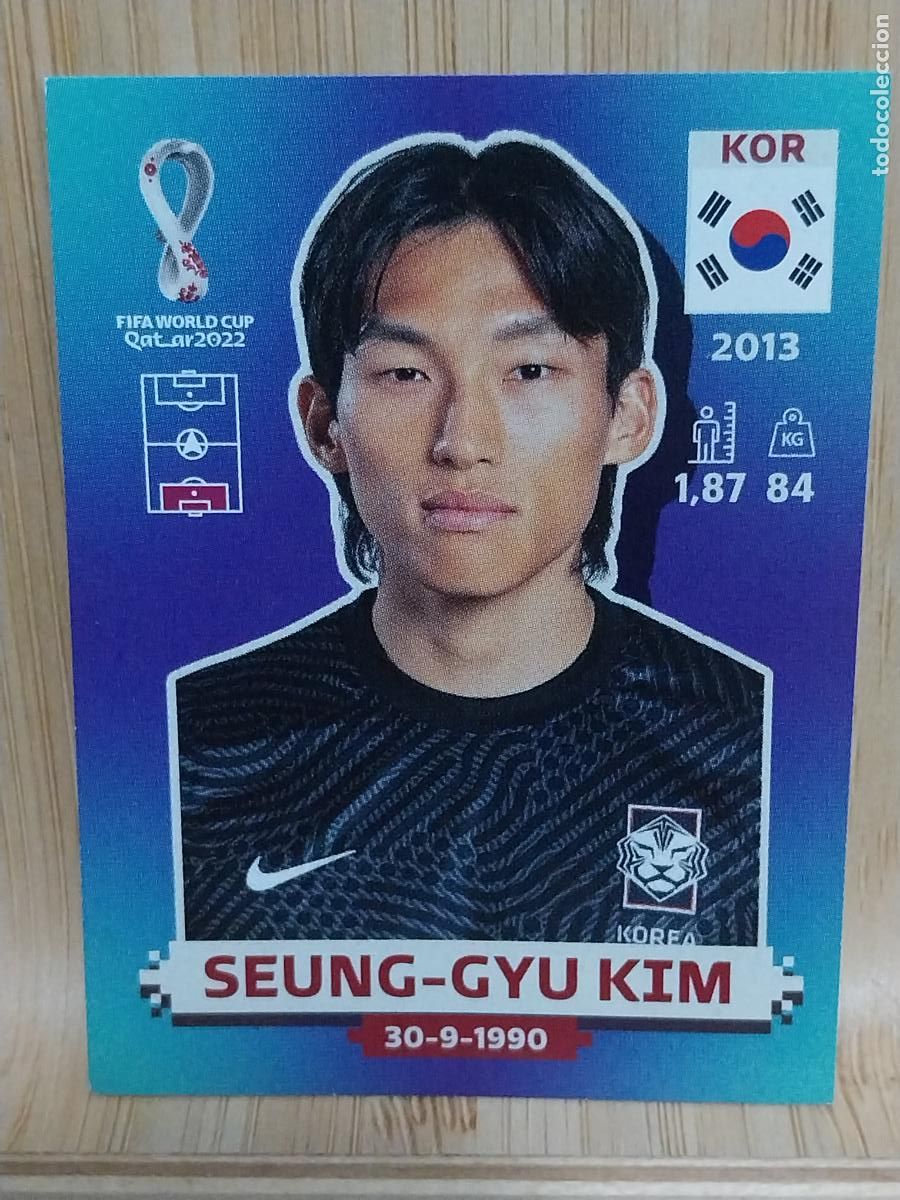 Cromos de F&uacute;tbol: KIM KOREA COREA KOR 3 QATAR 2022 PANINI CROMO SIN PEGAR NUNCA ORIGINAL *