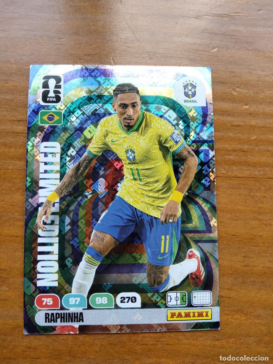 Cromos de F&uacute;tbol: Raphinha Brasil edici&oacute;n limitada limited Mundial 2026 Panini 25 26