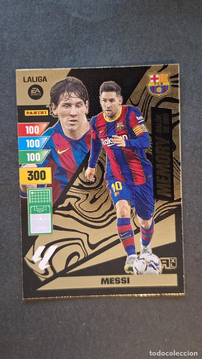 Cromos de F&uacute;tbol: L1 MESSI F. C. BARCELONA BALON DE ORO MEMORY ADRENALYN XL LIGA 2023/2024 23 24 PANINI