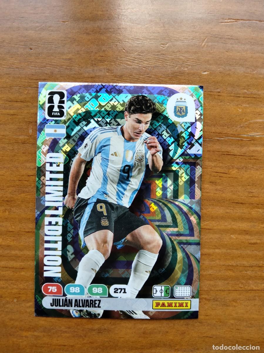 Cromos de F&uacute;tbol: Juli&aacute;n &Aacute;lvarez Argentina edici&oacute;n limitada limited Mundial 2026 Panini 25 26