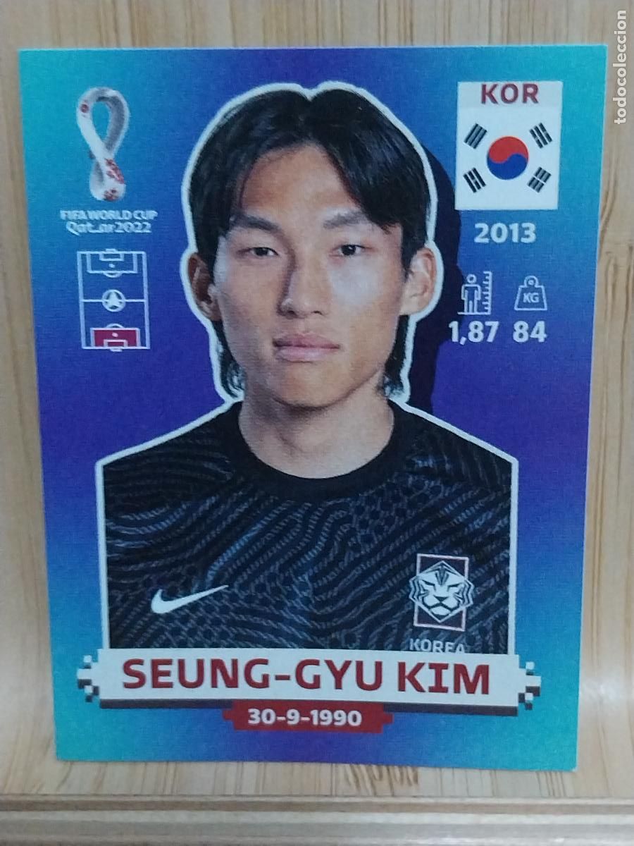 Cromos de F&uacute;tbol: KIM KOREA COREA KOR 3 QATAR 2022 PANINI CROMO SIN PEGAR NUNCA ORIGINAL