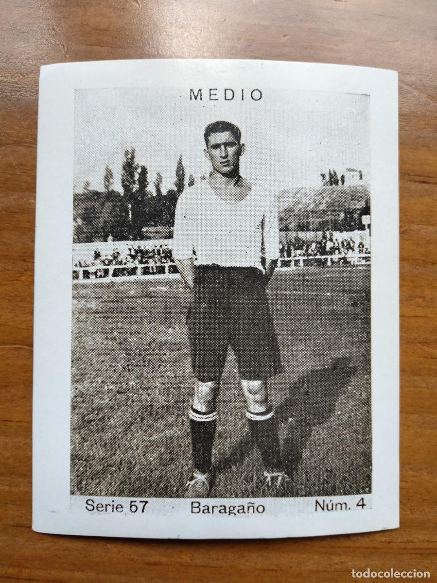 Cromos de F&uacute;tbol: Baraga&ntilde;o serie 57 n 4 Racing Santander Cup&oacute;n peninsular 1932