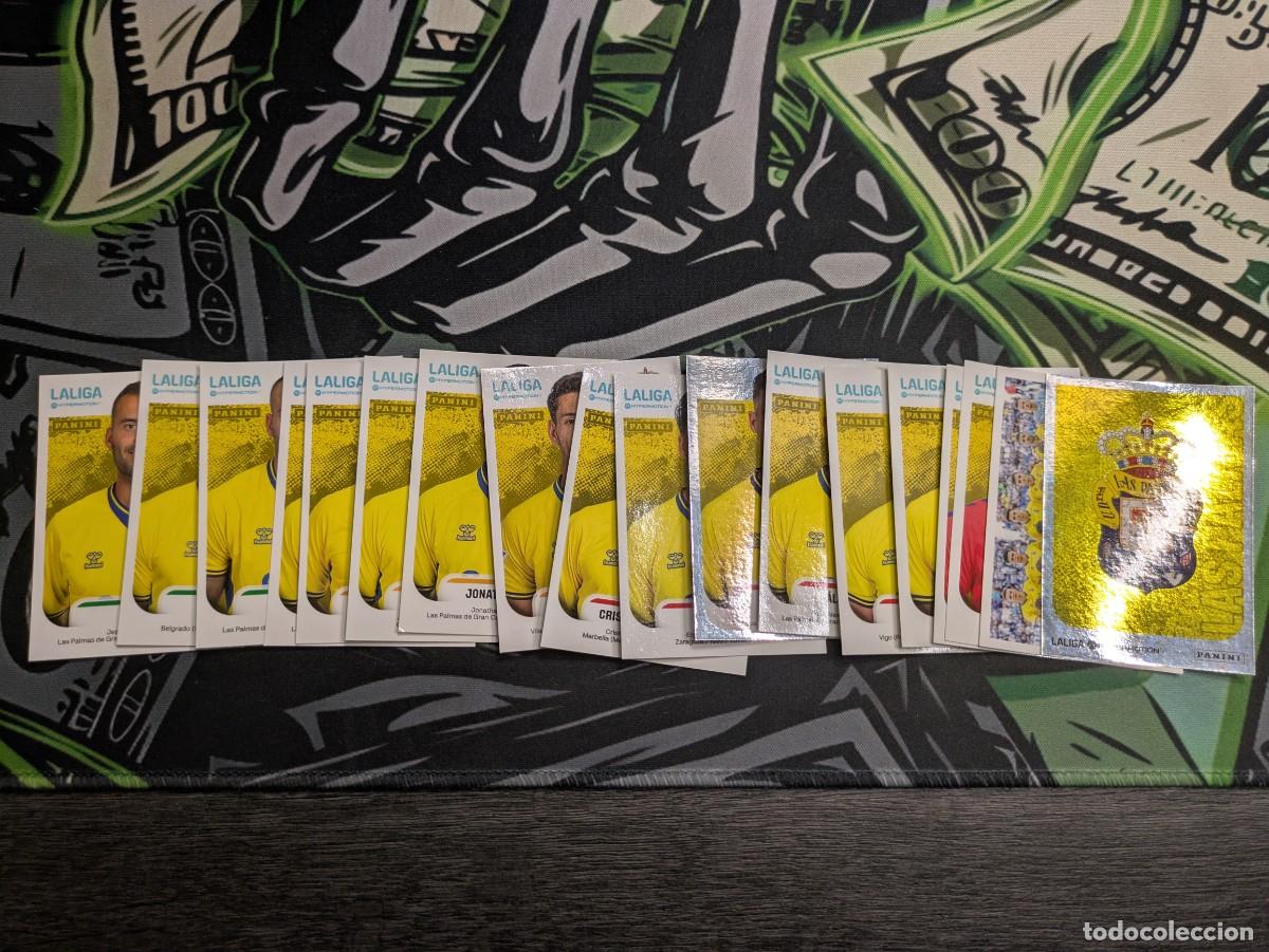 Cromos de F&uacute;tbol: Lote 18 cromos UD Las Palmas - Liga Hypermotion 2025/26 - Panini - Sin pegar