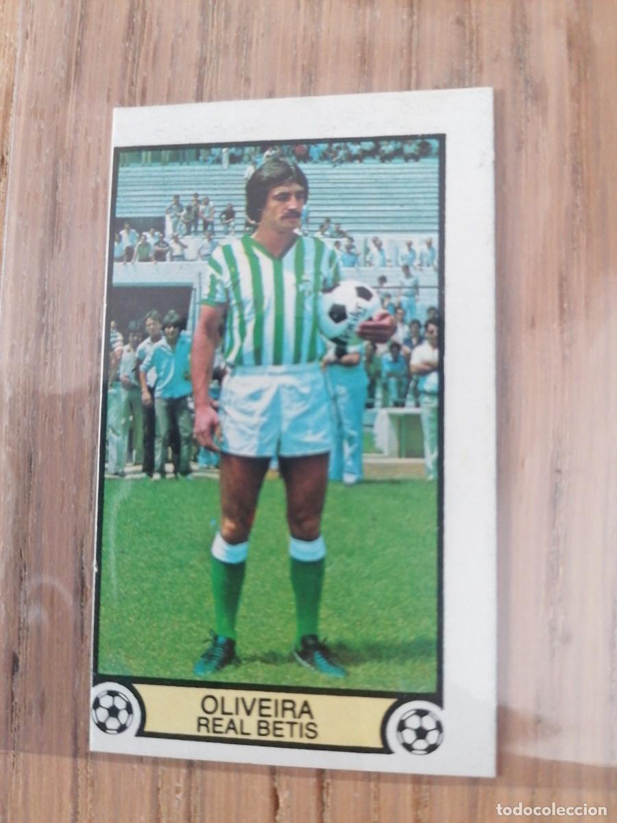 Cromos de F&uacute;tbol: Real betis liga este 1978-1980 oliveira ficheje 8 despegado minimo